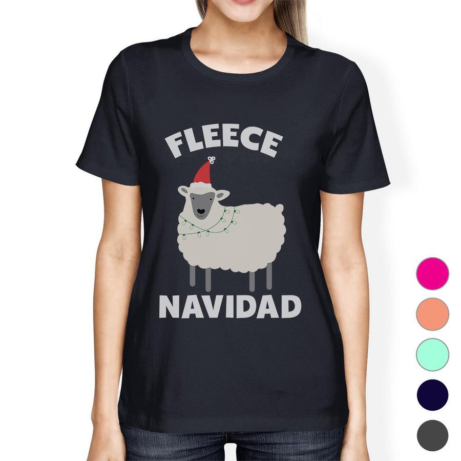 Fleece Navidad Womens Funny Christmas In July Gift For Her T-Shirt