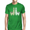 Llama Pattern Mens Cute Christmas Unique Design T-Shirt Funny Gift