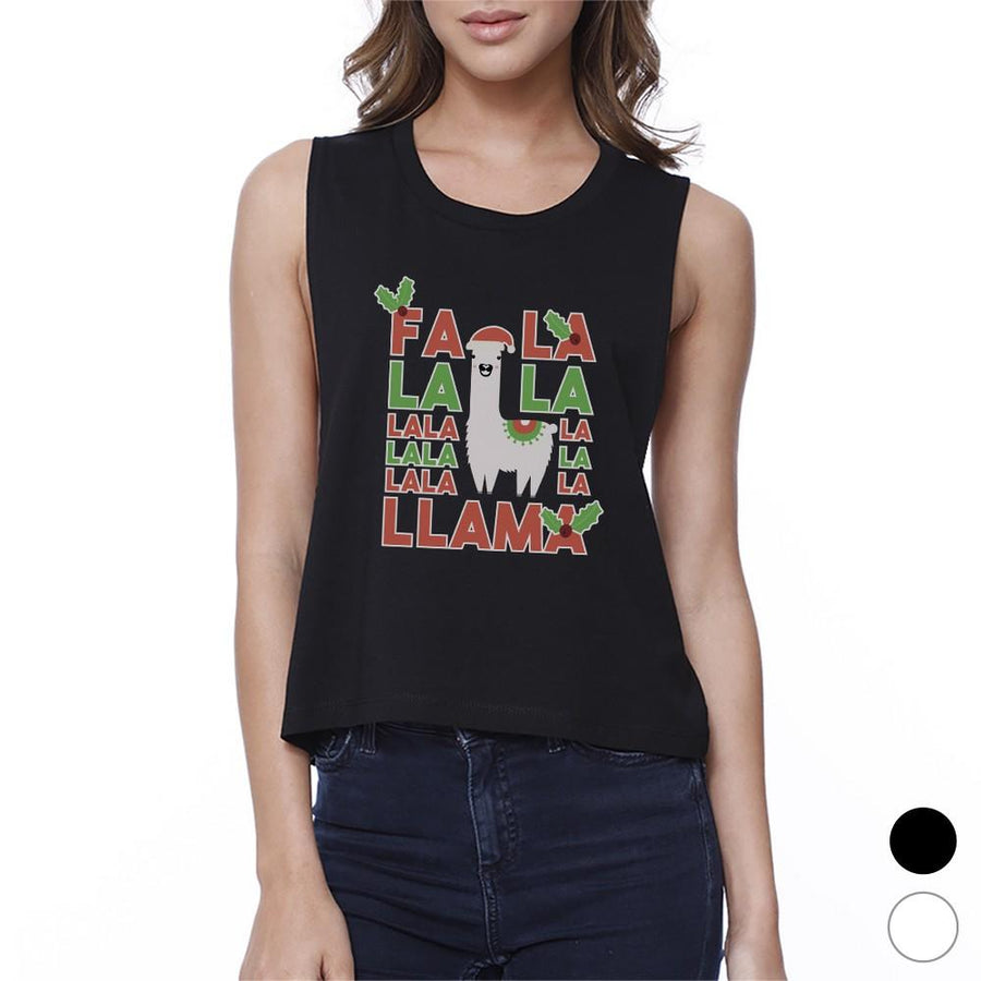 Falala Llama Womens Crop Top