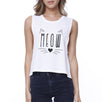 Meow Womens Crop Top