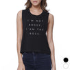 I'm Not Bossy Womens Crop Top