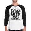 Farter I Mean Father Mens Baseball Shirt Filial Gift For Dad