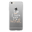 Love A Latte Clear Case Funny Phone Case Unique Coffee Lovers Gifts