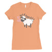 MaaaMaaa Sheep Womens Short Sleeve T-Shirt Funny Mothers Day Gift Tee