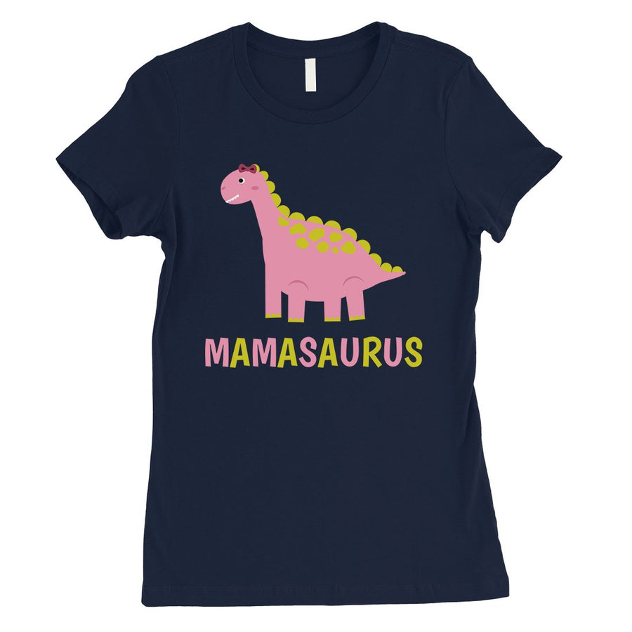 Mamasaurus Dino Womens Short Sleeve T-Shirt Funny Mothers Day Tee