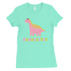 Mamasaurus Dino Womens Short Sleeve T-Shirt Funny Mothers Day Tee