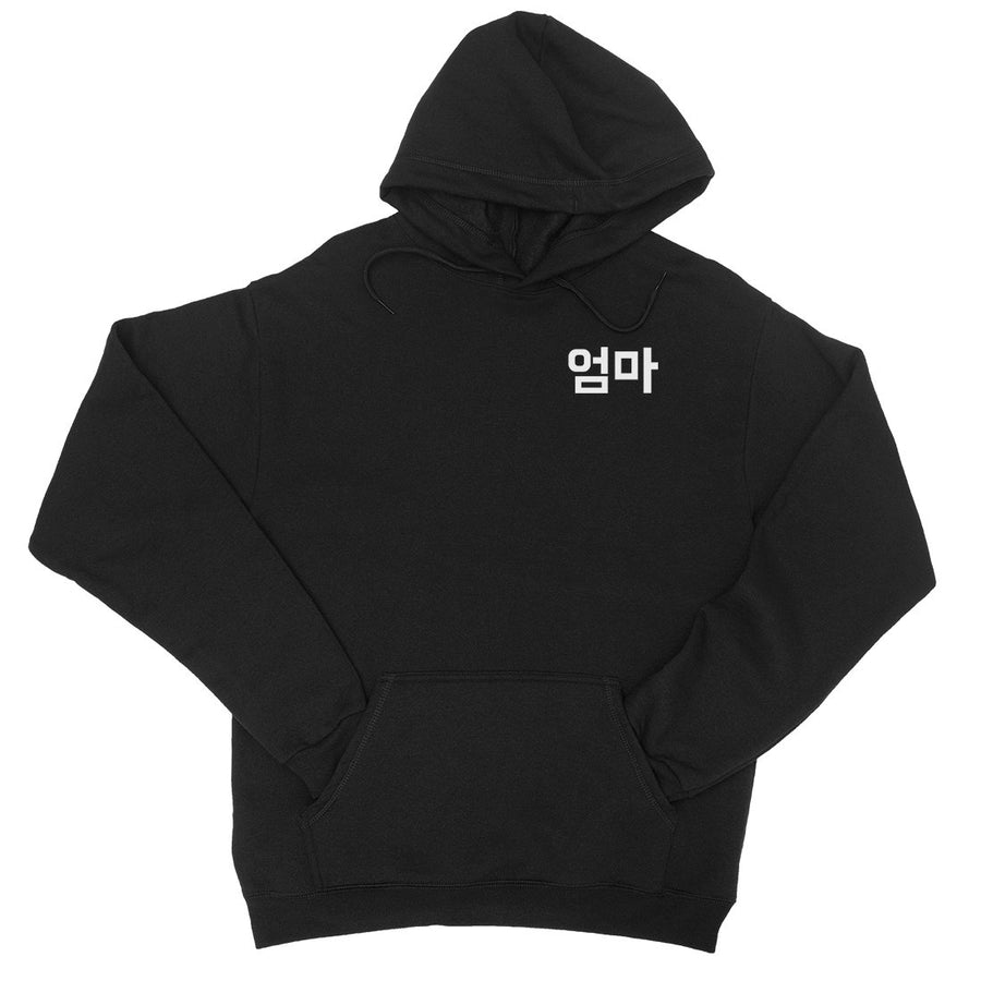 Mom Korean Letters Mens/Unisex Pullover Hooded Sweatshirt