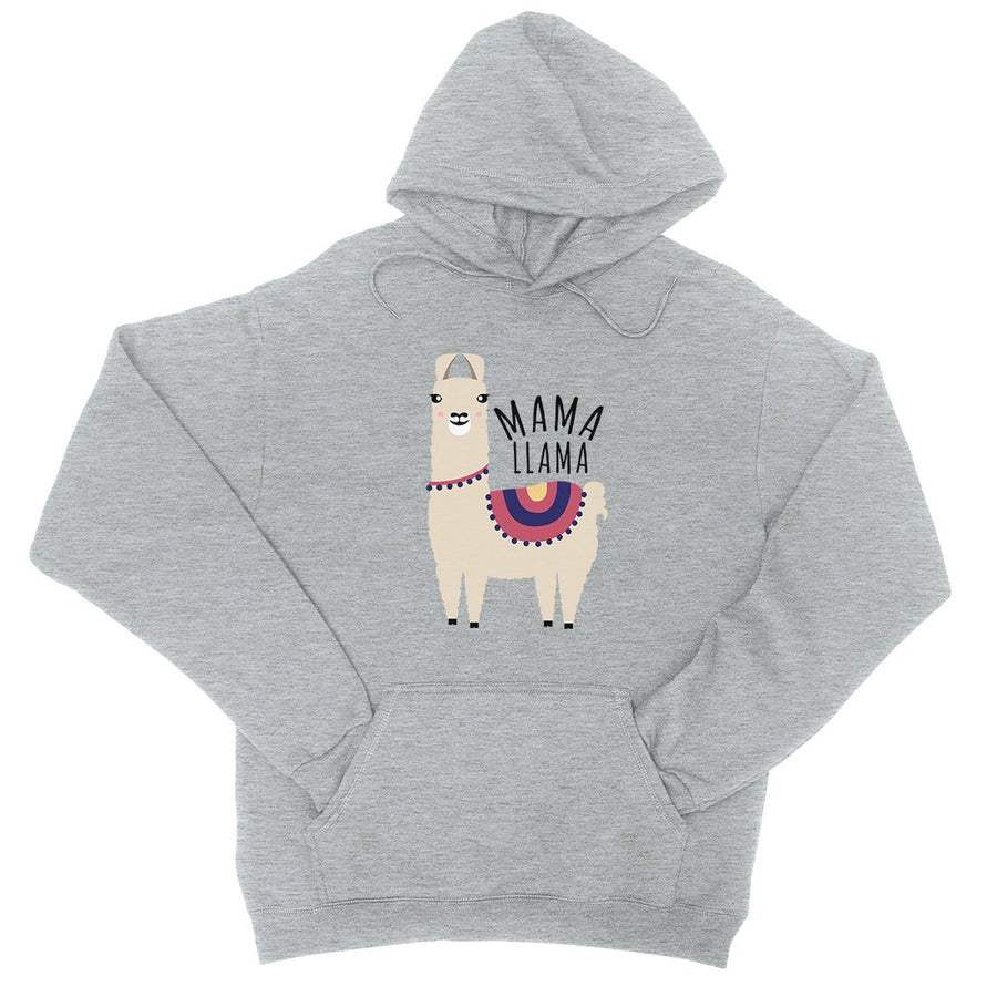 Mama Llama Mens/Unisex Pullover Hooded Sweatshirt