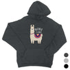 Mama Llama Mens/Unisex Pullover Hooded Sweatshirt