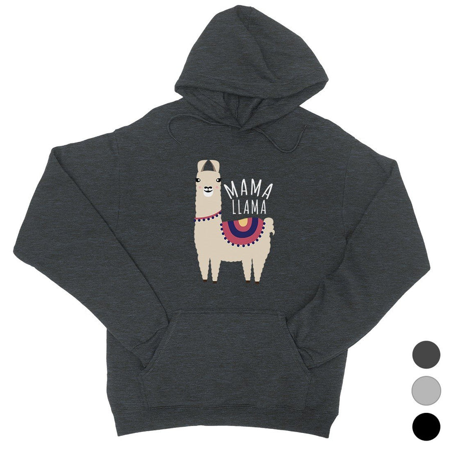 Mama Llama Mens/Unisex Pullover Hooded Sweatshirt