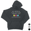 Mother Like Buttons Mens/Unisex Pullover Hooded Sweatshirt Cute Mothers Day Gifts