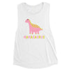 Mamasaurus Dino Womens Muscle T-Shirt