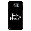 Twin Mama Phone Case Rubberized Grip Unique Mothers Gifts