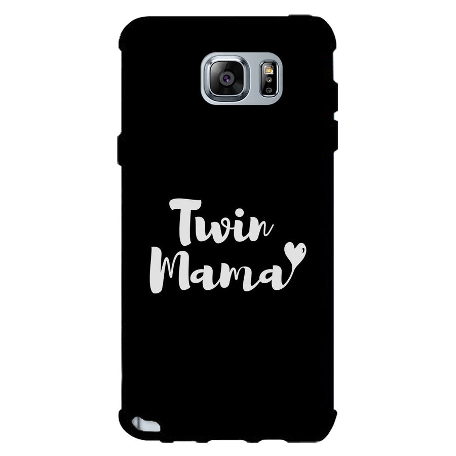 Twin Mama Phone Case Rubberized Grip Unique Mothers Gifts