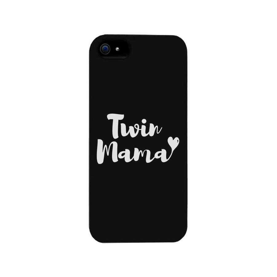 Twin Mama Phone Case Rubberized Grip Unique Mothers Gifts