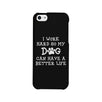 Work Hard Dog Life Phone Case Rubberized Grip Unique Mothers Gifts