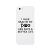 Work Hard Dog Life Phone Case Rubberized Grip Unique Mothers Gifts