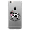 Loving Moother Cow Clear Case Cute Mom Gift Phone Cover Transparent