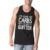 Carbs Quitter Mens Funny Graphic Tanks Gym Workout Tank Top Gifts