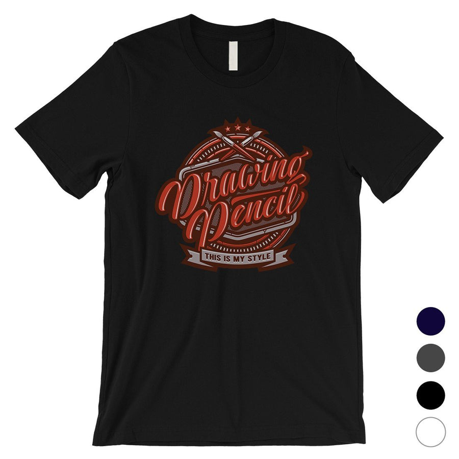 Drawing Pencil Mens Graphic Design T-Shirt Unique Drawing Gifts