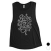 Born To Fight Womens Workout Motivation Muscle Shirt