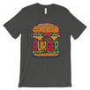 Juicy Burger Mens Graphic Short Sleeves T-Shirt For Burger Lovers