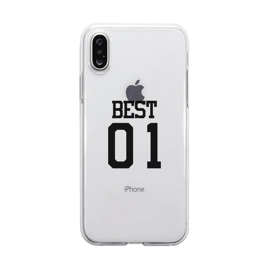 Best01-LEFT Clear Case Cute Best Friend Matching Gifts Ultra Slim