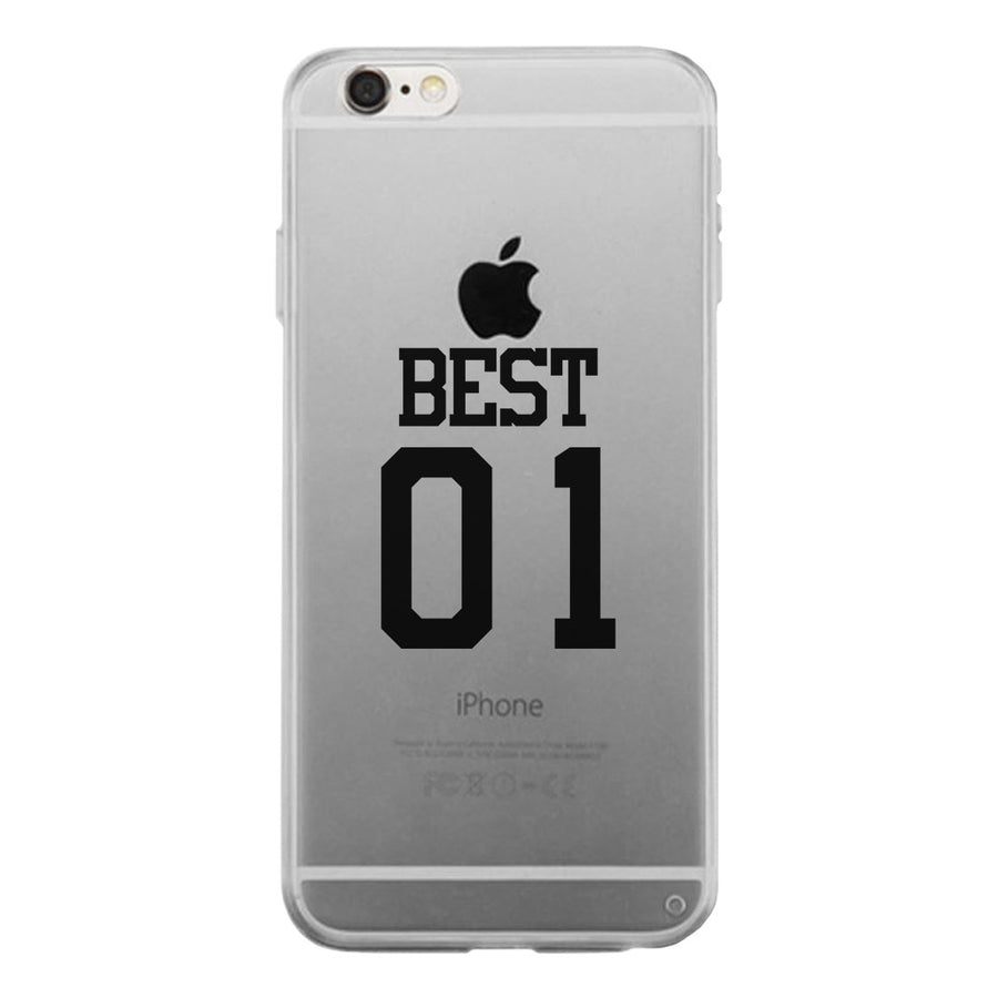 Best01-LEFT Clear Case Cute Best Friend Matching Gifts Ultra Slim