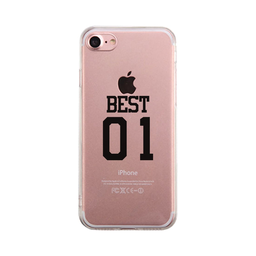 Best01-LEFT Clear Case Cute Best Friend Matching Gifts Ultra Slim