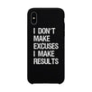 Excuses Results Phone Case Workout Gift Phone Case