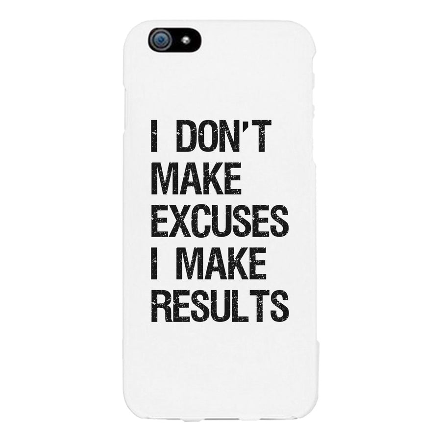 Excuses Results Phone Case Workout Gift Phone Case