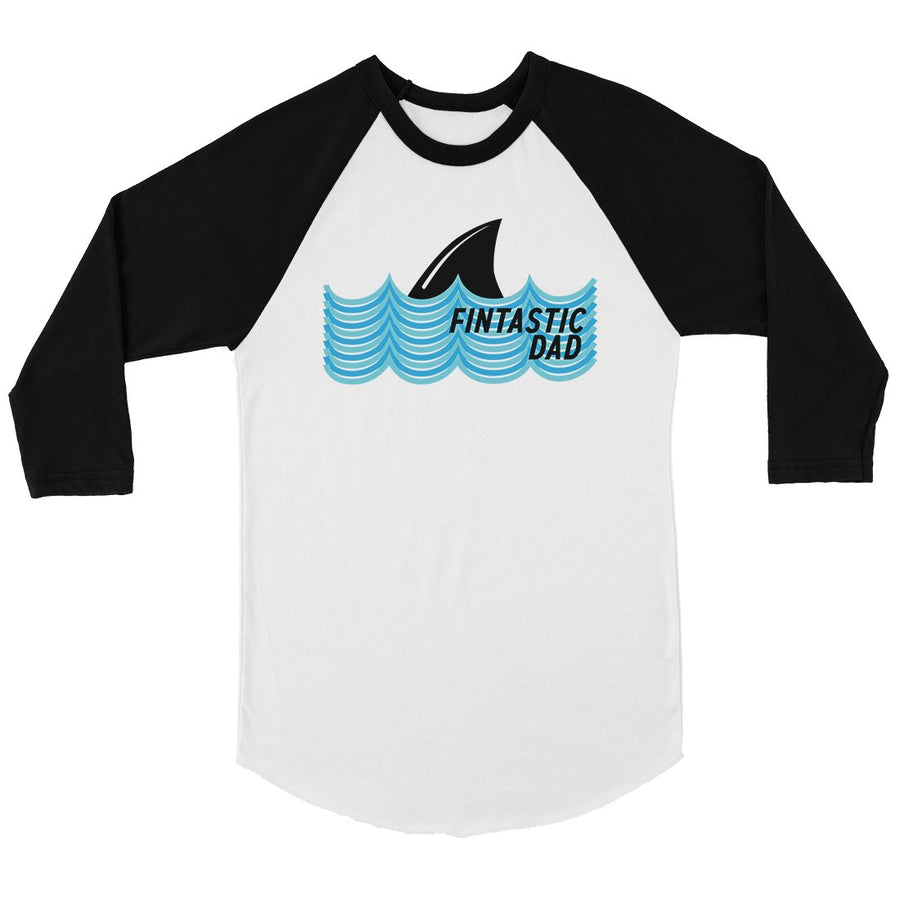 Fintastic Dad Mens Baseball Shirt