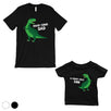 Roarsome Aroarable Dino Dad and Baby Matching Gift T-Shirts White