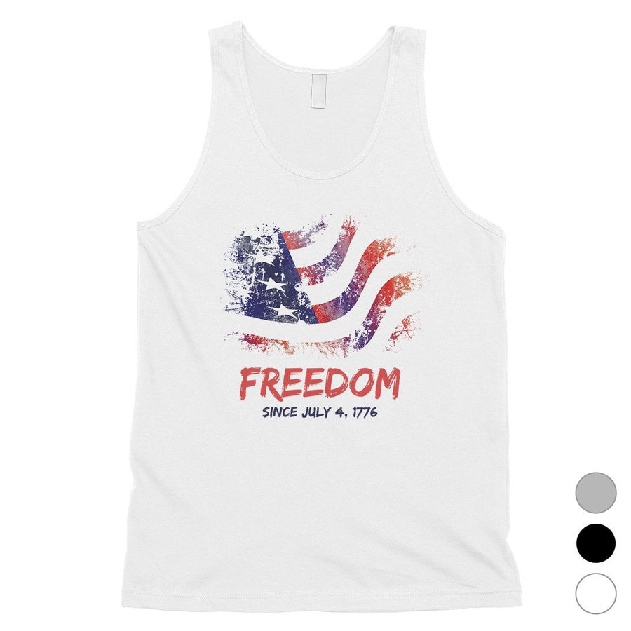 Freedom Since July 4th Tank Top Mens Graphic Workout Tanks Gift