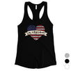 Miss Independent Womens Workout Tank Top Cute 4th Of July Shirt