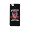 Veteran's Wife Phone Case 4th of July Unique Graphic Phone Cover