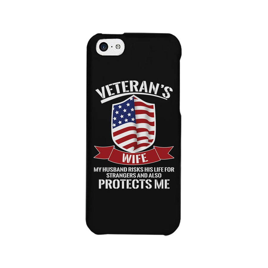 Veteran's Wife Phone Case 4th of July Unique Graphic Phone Cover