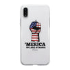 Merica We Strong Clear Phone Case Independence Memorial Day Gift