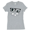 Monster With Glasses Womens T-Shirt