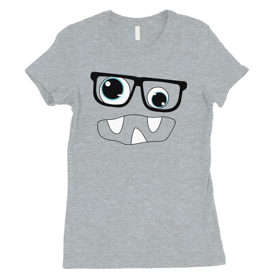 Monster With Glasses Womens T-Shirt