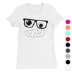 Monster With Glasses Womens T-Shirt