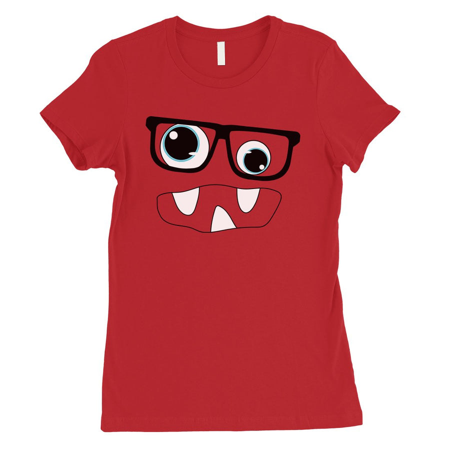 Monster With Glasses Womens T-Shirt