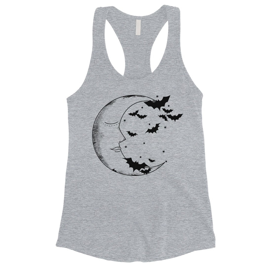 Moon And Bats Womens Tank Top