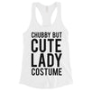 Chubby But Cute Lady Costume Womens Tank Top