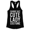 Chubby But Cute Lady Costume Womens Tank Top