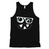 Monster With Glasses Mens Tank Top