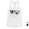 Monster With Glasses Womens Tank Top