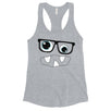 Monster With Glasses Womens Tank Top