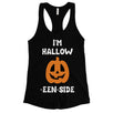 Hollow Inside Pumpkin Womens Tank Top