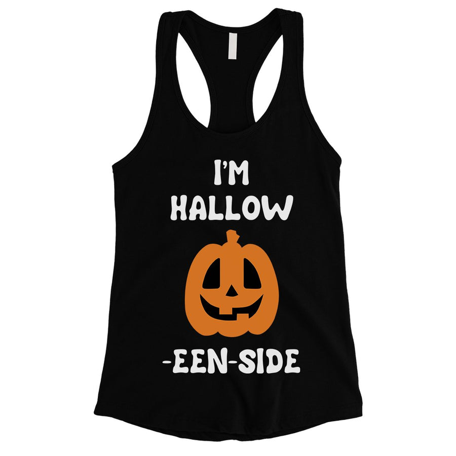 Hollow Inside Pumpkin Womens Tank Top